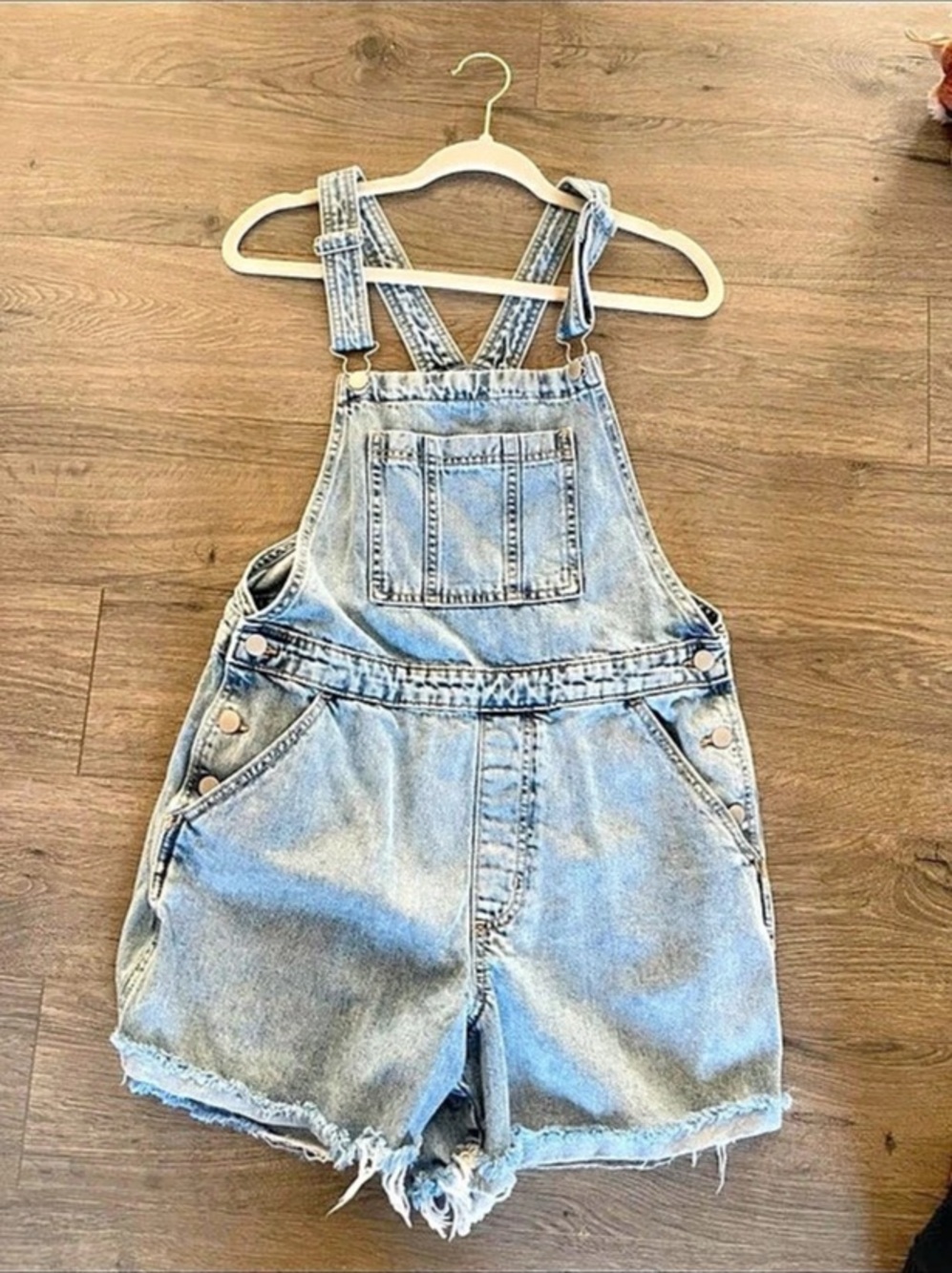 Denim Short Overalls